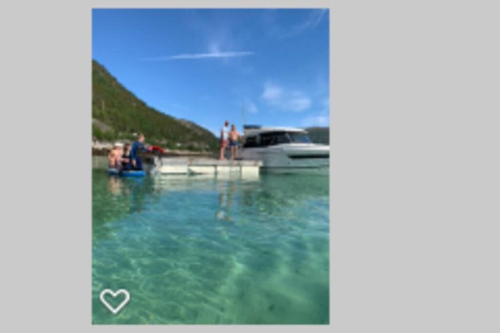 Efjord And Stetind Resort - Cabin Kobbernestinden Ballangen エクステリア 写真